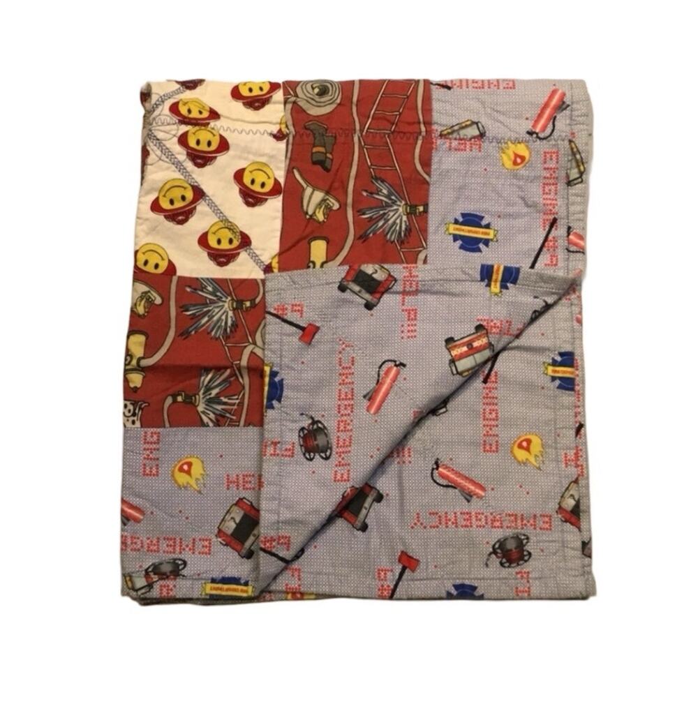 Fire Department Baby Quilt